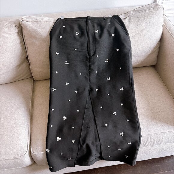 99% NEW SANDRO LONG SKIRT - Picture 1 of 8